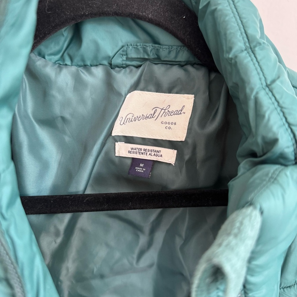 Universal Thread Teal Puffer Jacket - image 2